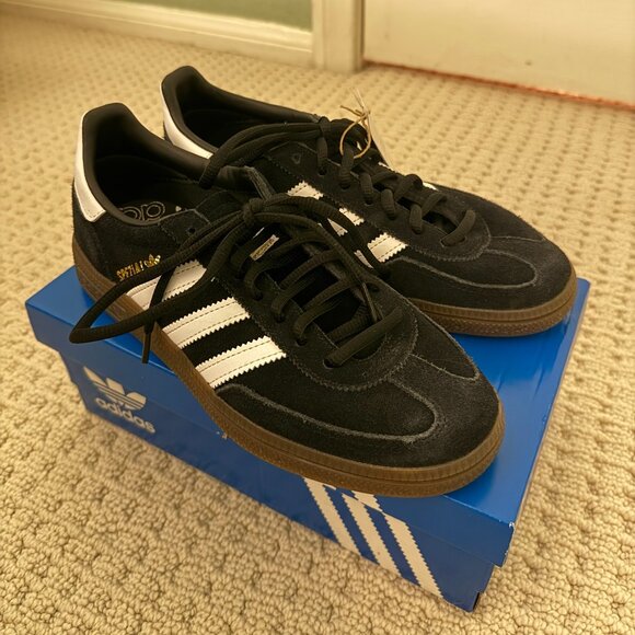 Adidas Handball Spezial Shoes (Black/White, size US M5 / W6) - Picture 1 of 14